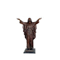 Jesus with Arms Out Table-top Bronze Statue – view 1
