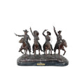 Coming Through the Rye Table-Top Bronze Statue – view 1