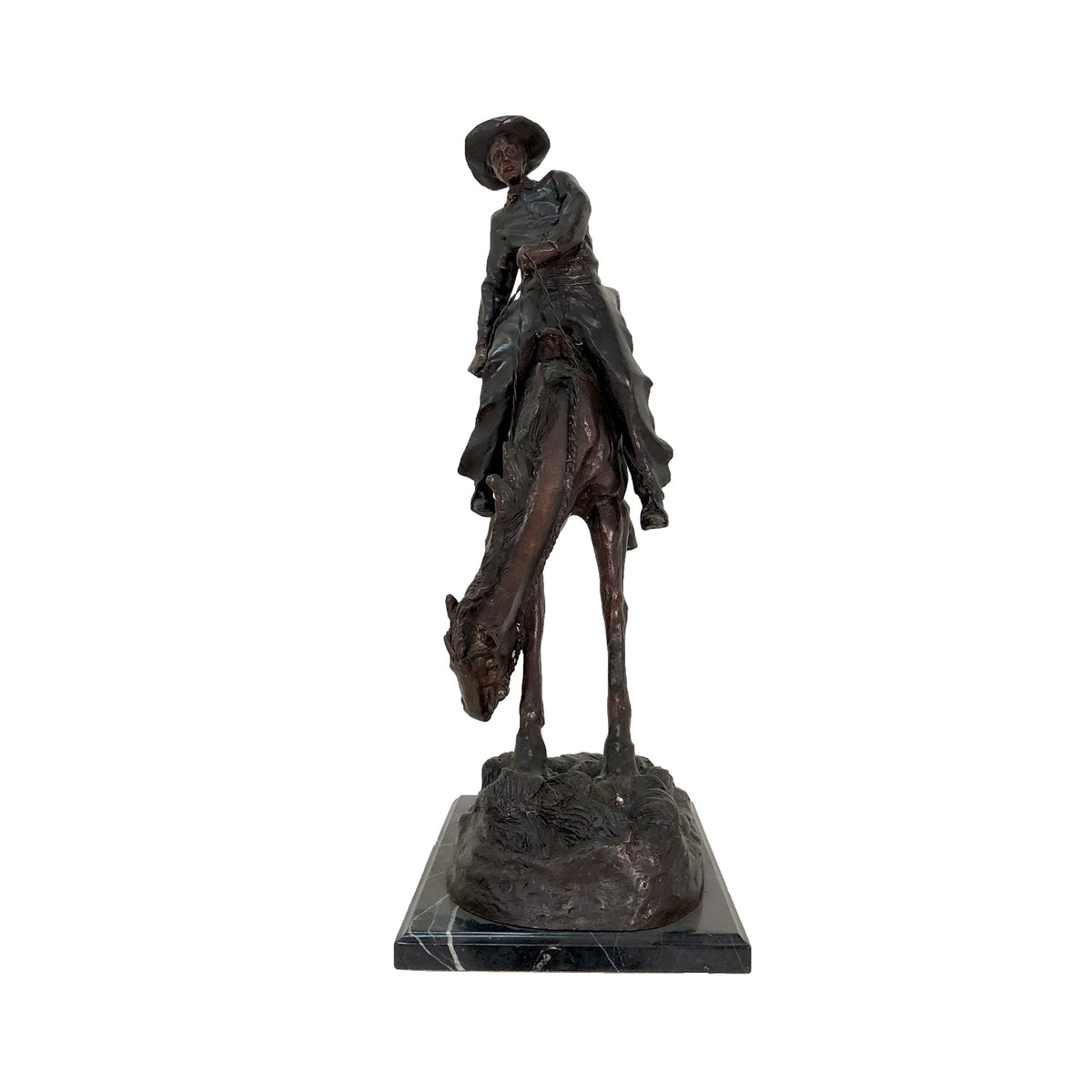 Remington Outlaw Table-top Bronze Statue – view 2