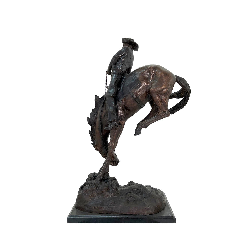 Remington Outlaw Table-top Bronze Statue – view 3