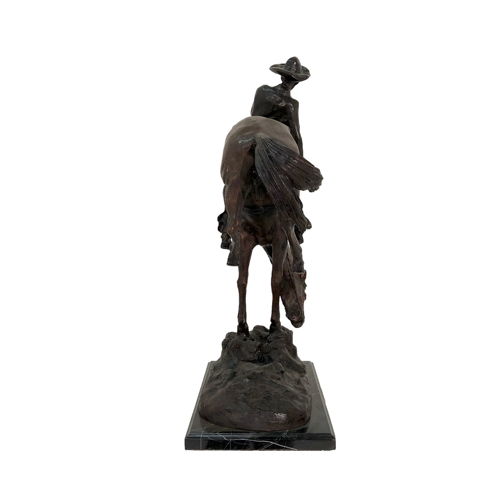 Remington Outlaw Table-top Bronze Statue – view 4