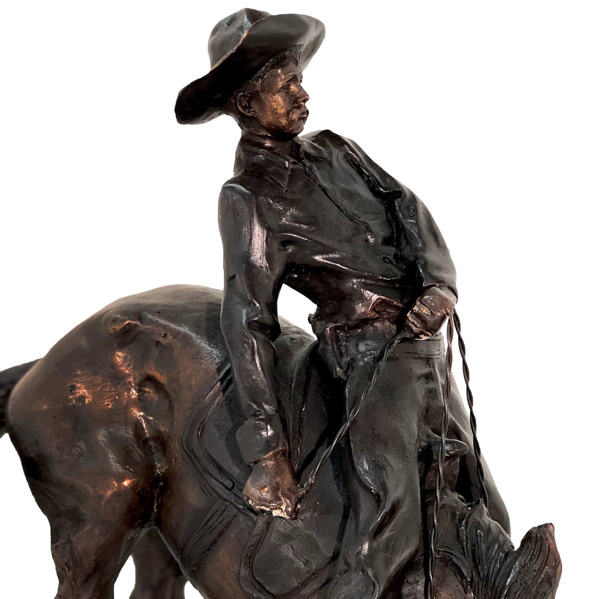 Remington Outlaw Table-top Bronze Statue – view 5