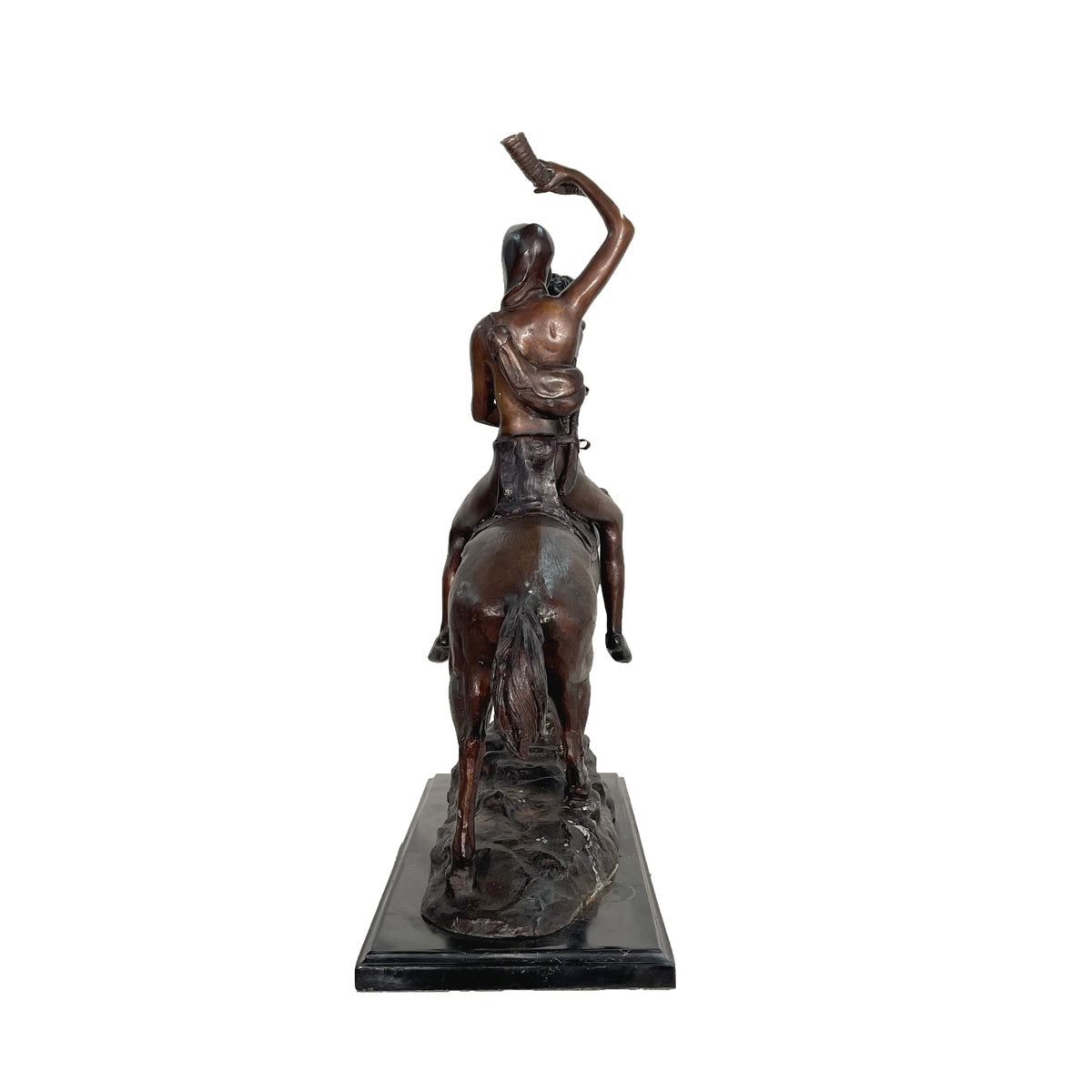 Remington 'Scalp' Table-Top Bronze Statue – view 4