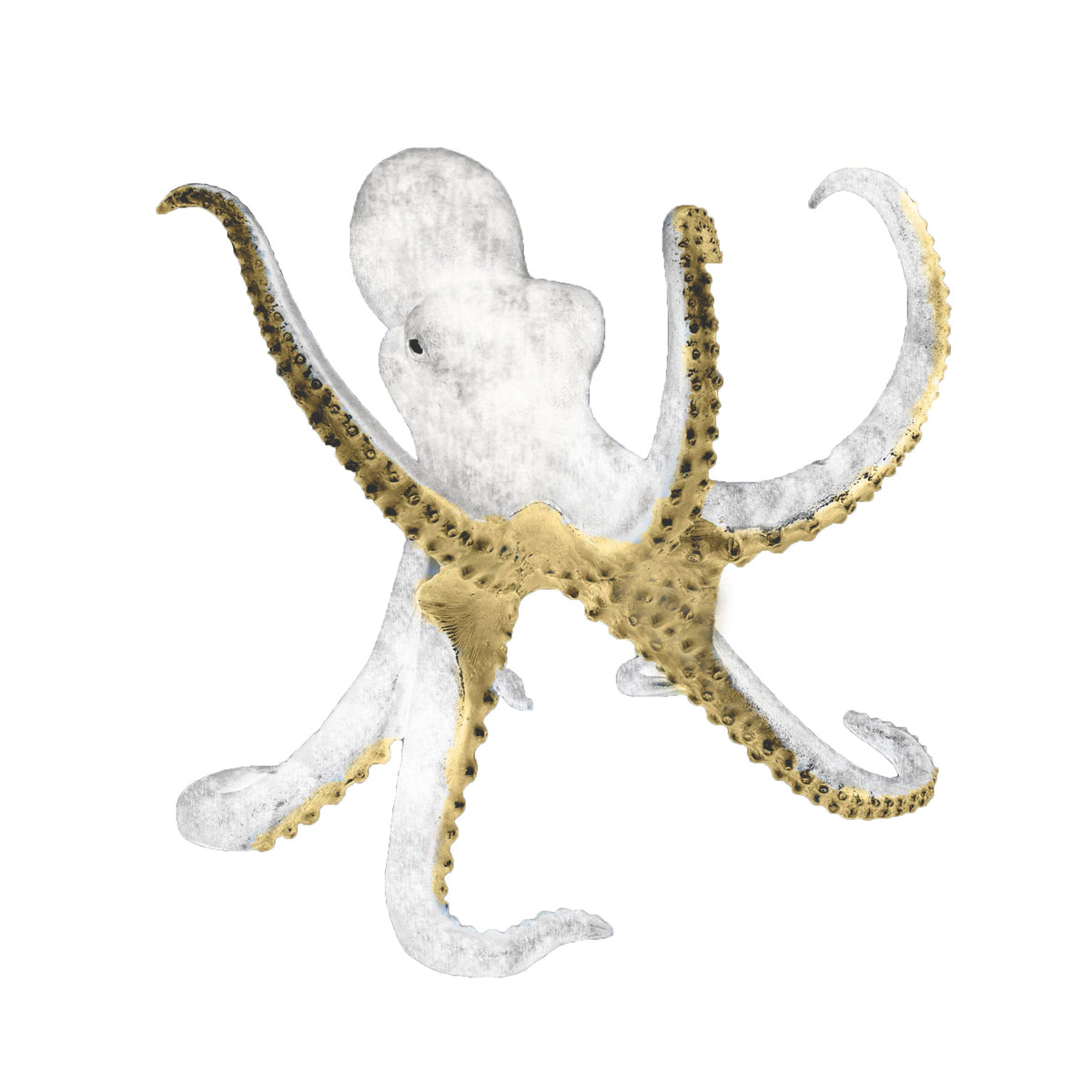 Octopus Bronze Table Base Statue – view 11