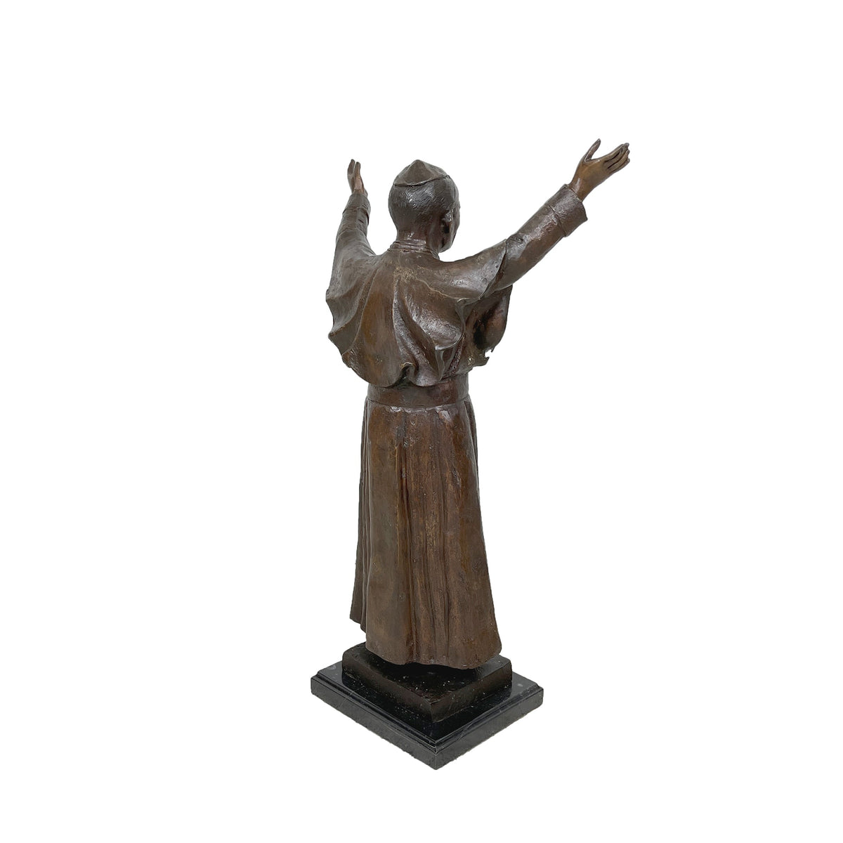 Pope John Paul II Table-top Bronze Statue – view 3