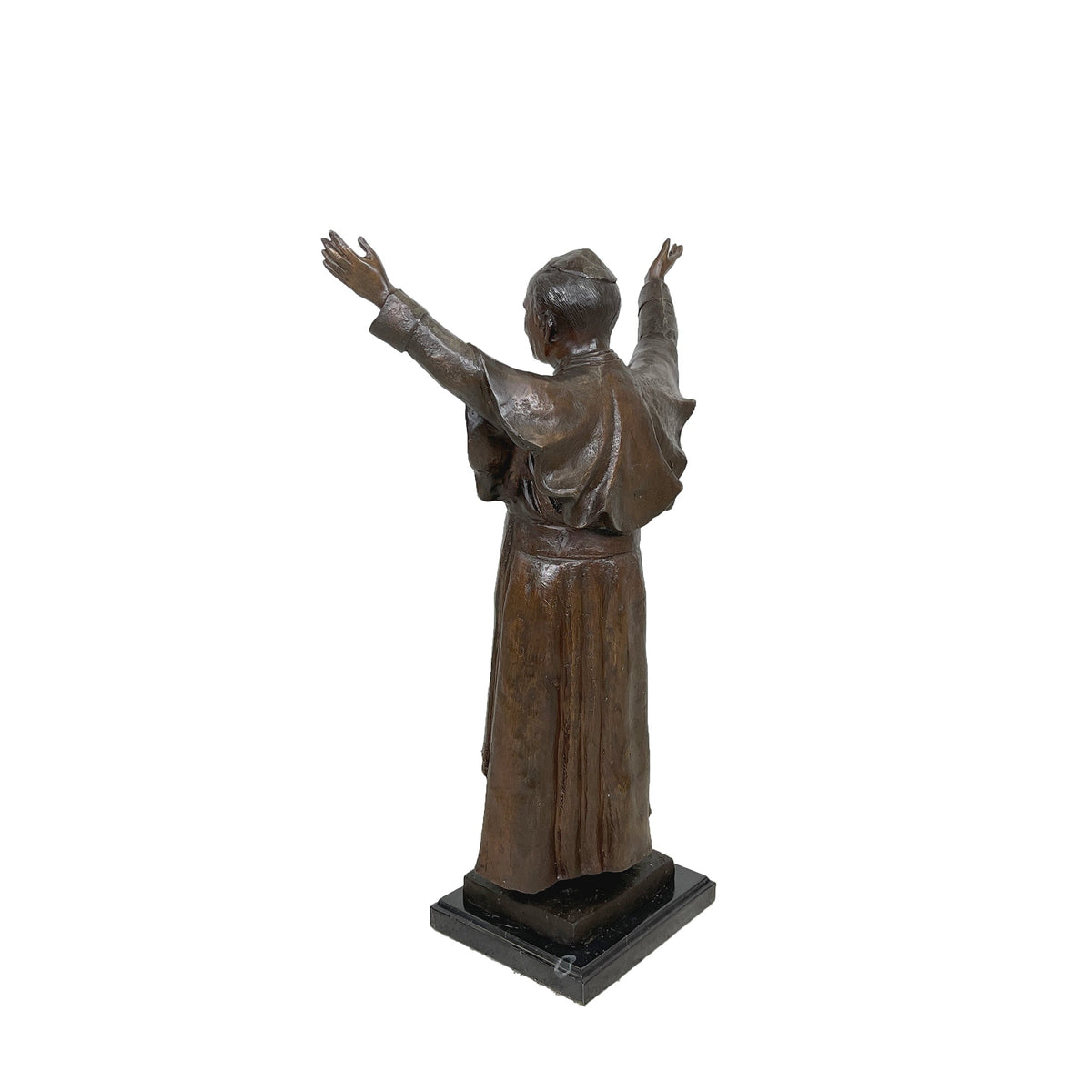 Pope John Paul II Table-top Bronze Statue – view 4