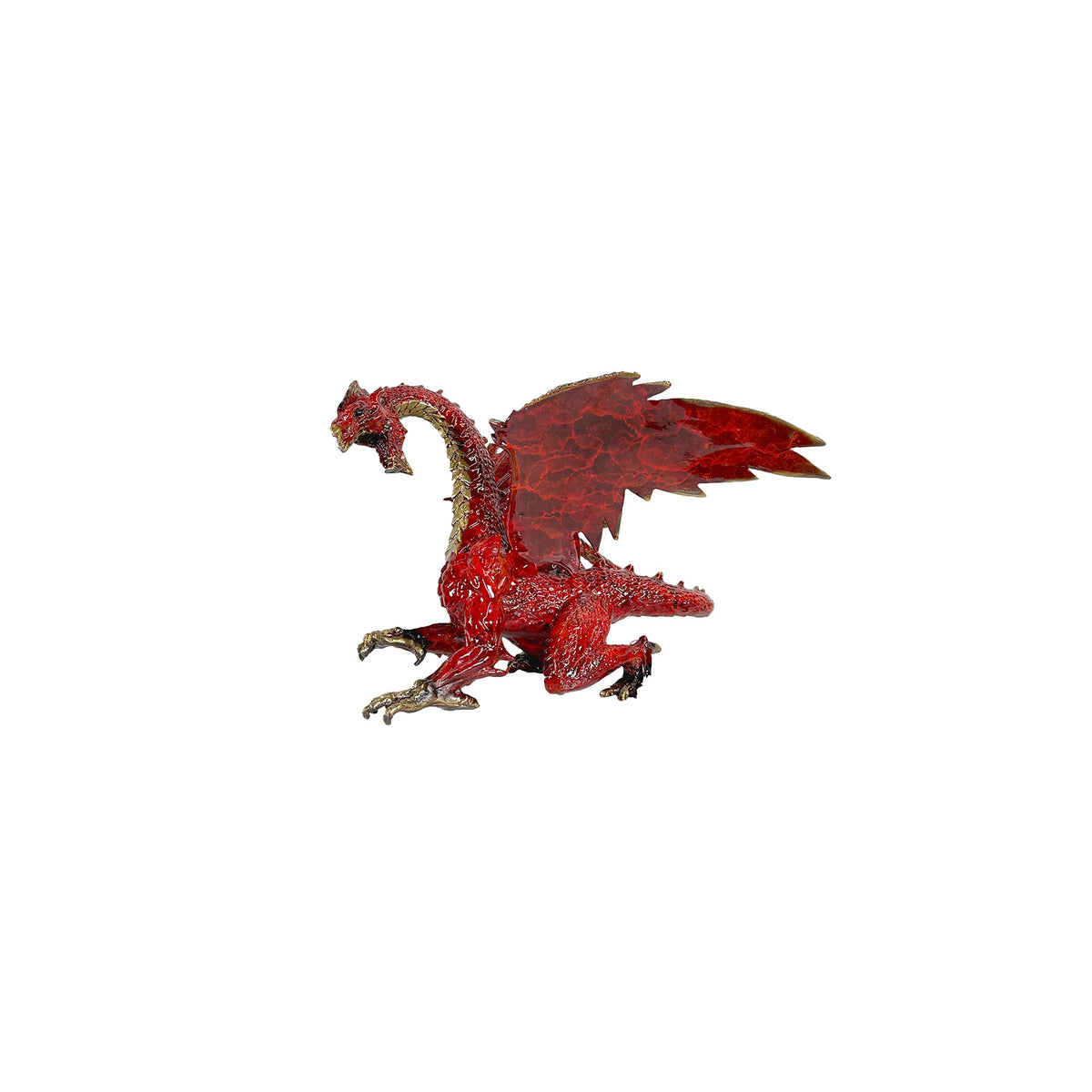 Color Finish Dragon Bronze Table-top Statue – view 1