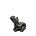Bronze 'Princess Bella' Hippopotamus Fountain Sculpture – view 1