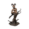 Mythological Pan with Panpipes Bronze Statue – view 1