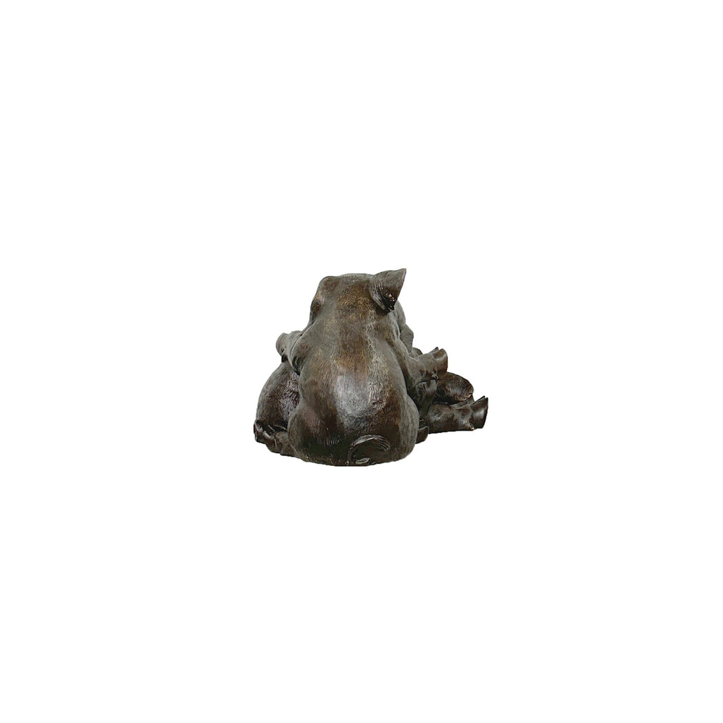 Pile of Piglets Bronze Table-top Statue – view 4