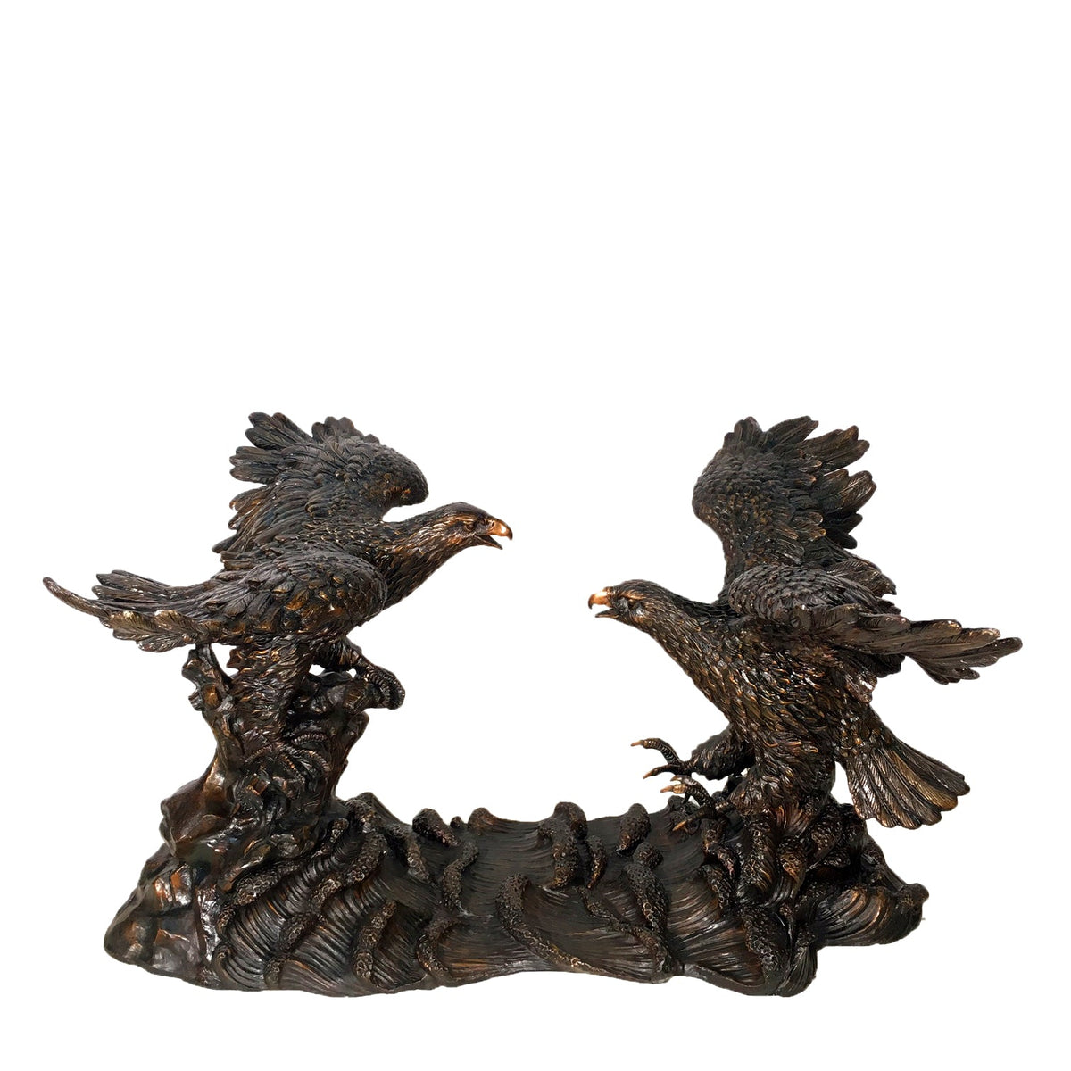 Eagle Duo Bronze Table Base – view 1
