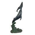 Whale & Calf Fountain Bronze Statue – view 1