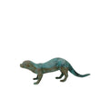 Walking Otter Bronze Fountain Statue – view 1