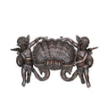 Two Cupids Bronze Wall Fountain – view 1