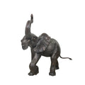 Walking Baby Elephant Bronze Statue – view 1