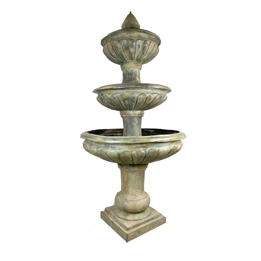 Three Tier Traditional Bronze Fountain – view 1