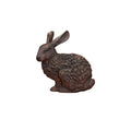 Sitting Hare Table-top Bronze Statue – view 1