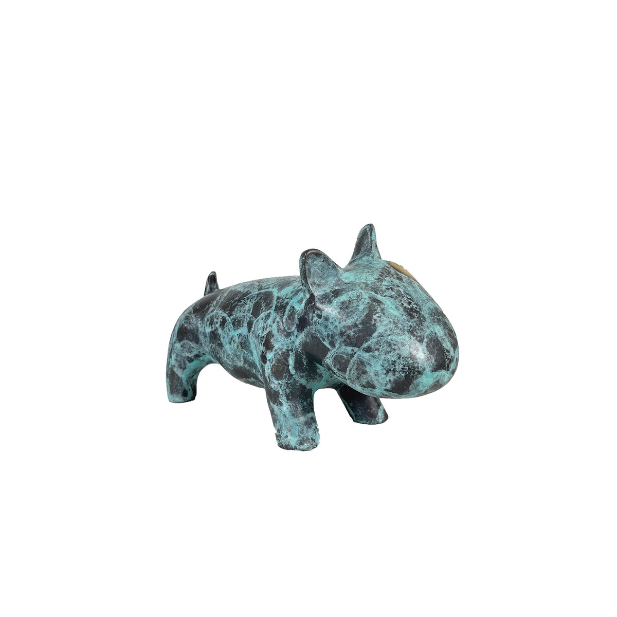 Contemporary Spuds Dog Table-top Bronze Statue – view 4