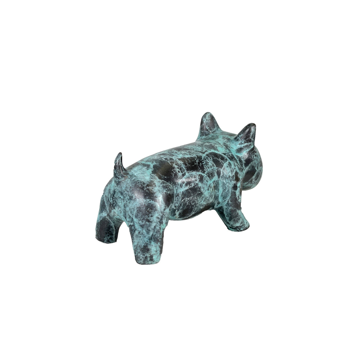 Contemporary Spuds Dog Table-top Bronze Statue – view 3