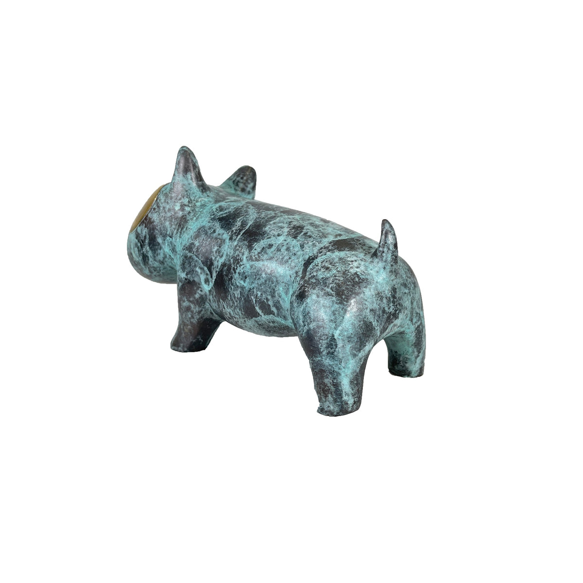 Contemporary Spuds Dog Table-top Bronze Statue – view 2