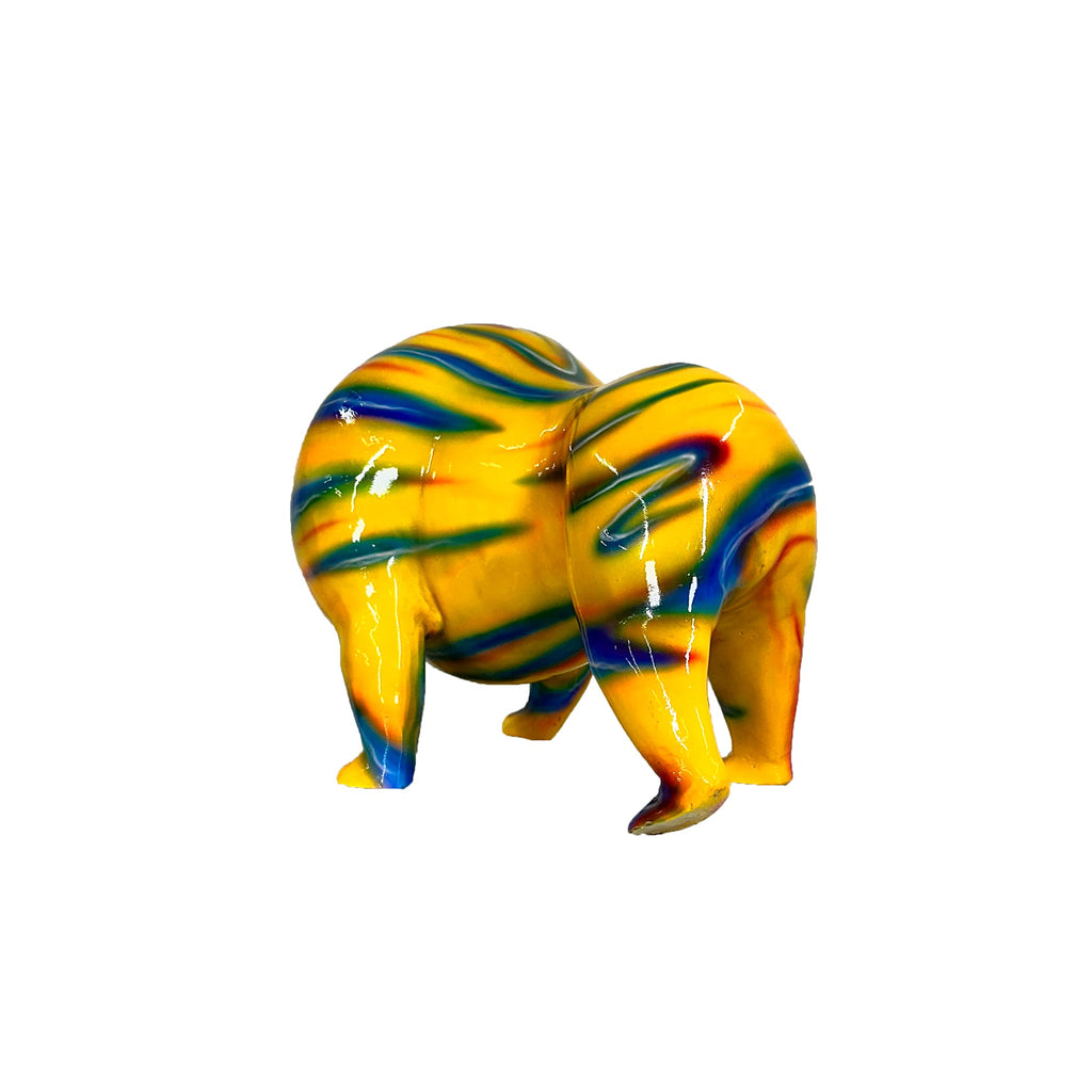 ColorSplash Bear Bronze Statue – view 2