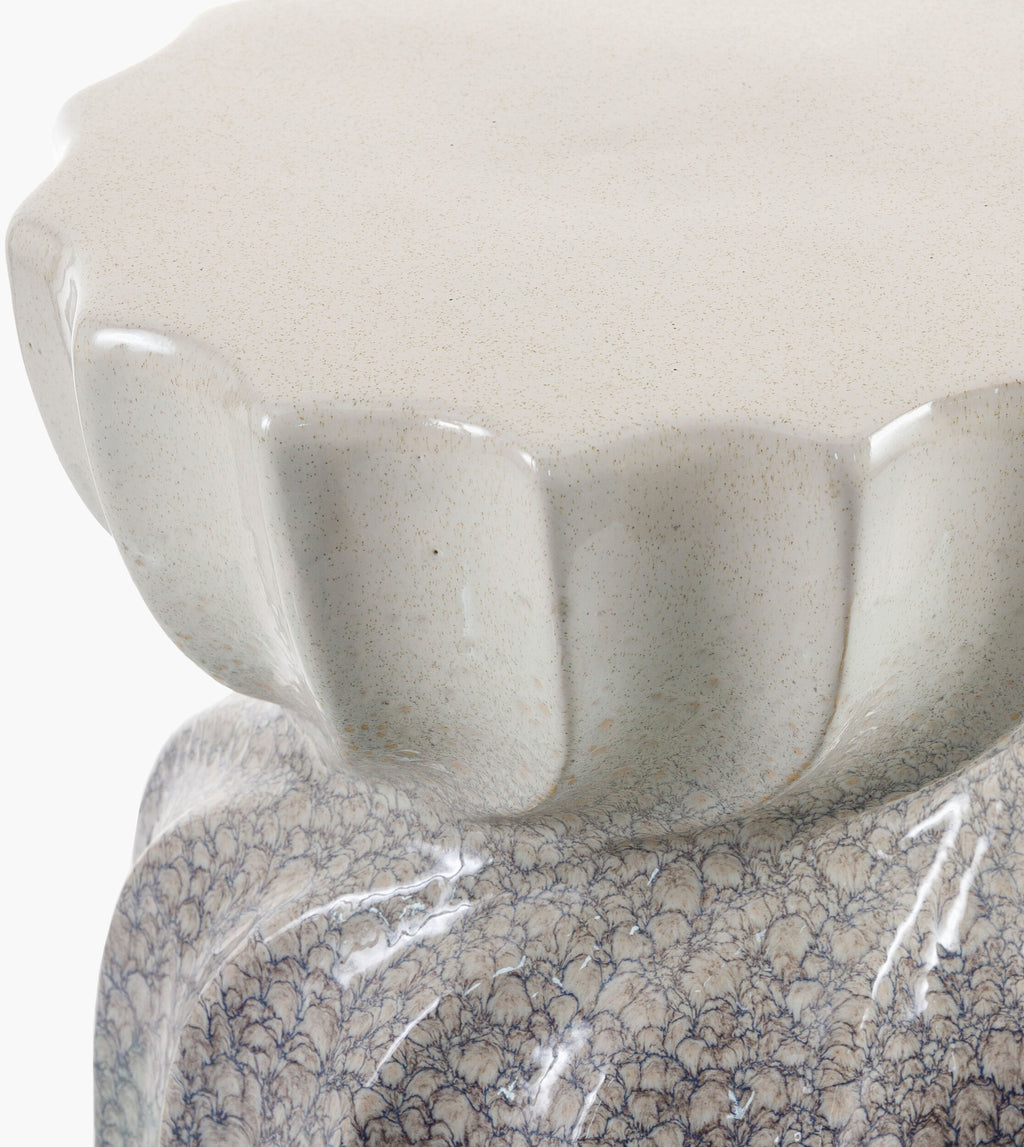 Alexia Garden Stool - Blue