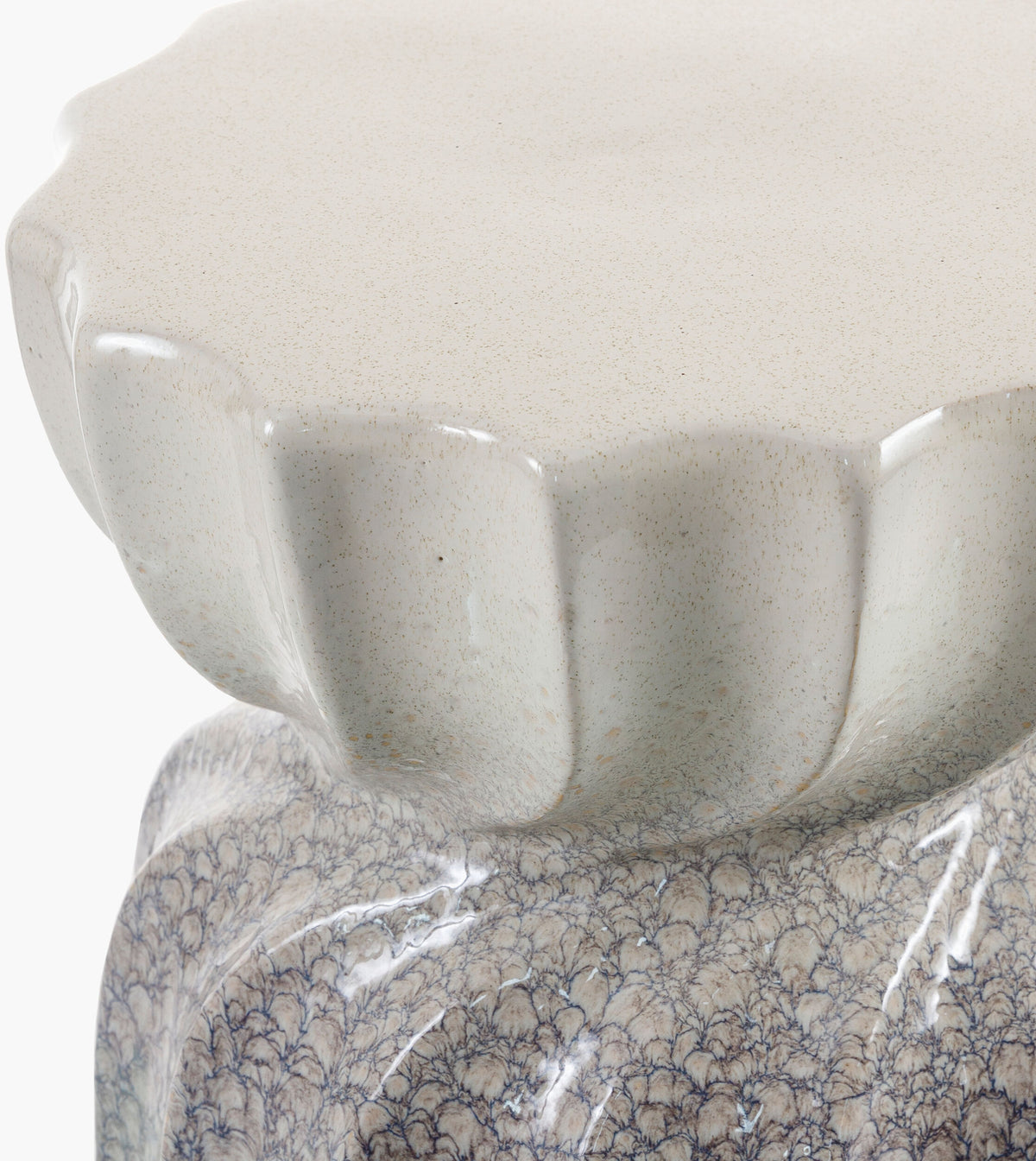 Alexia Garden Stool - Blue
