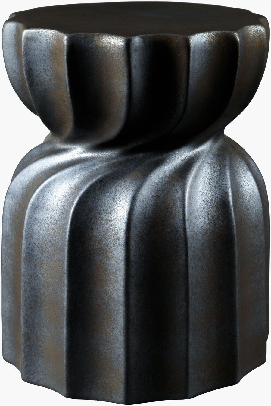Alexia Garden Stool - Charcoal