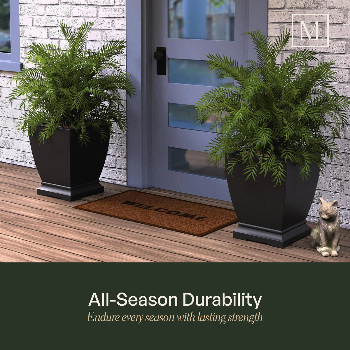Acadia 18in Self-Watering Planter (2-Pack), view 7