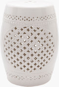 Auburndale Garden Stool - White