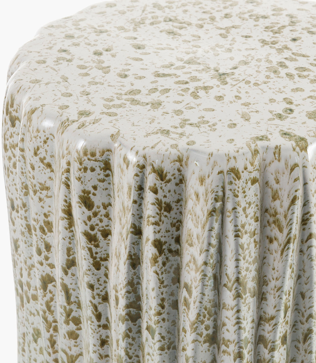 Aynor Garden Stool - Cream