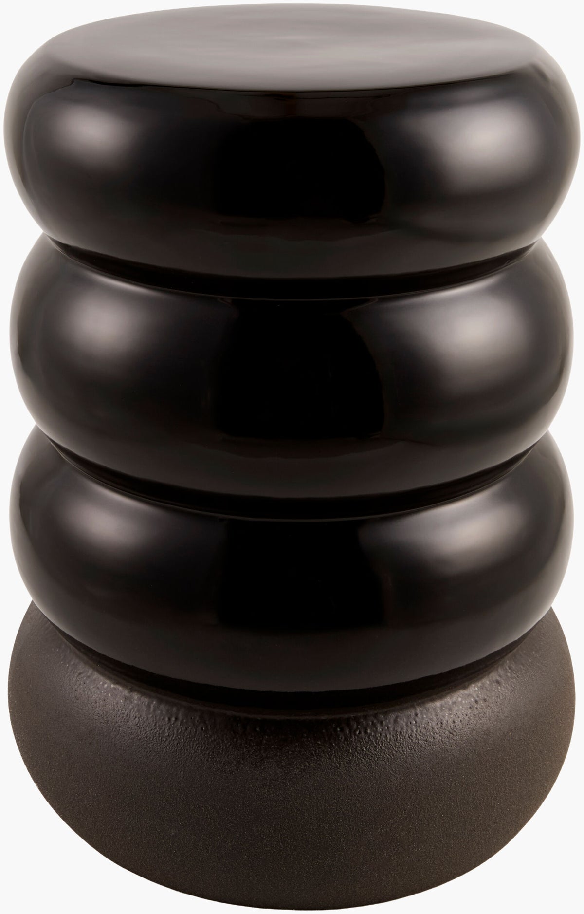 Bizen Garden Stool - Black