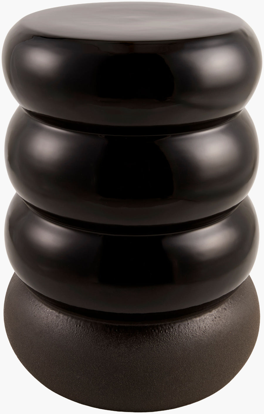 Bizen Garden Stool - Black