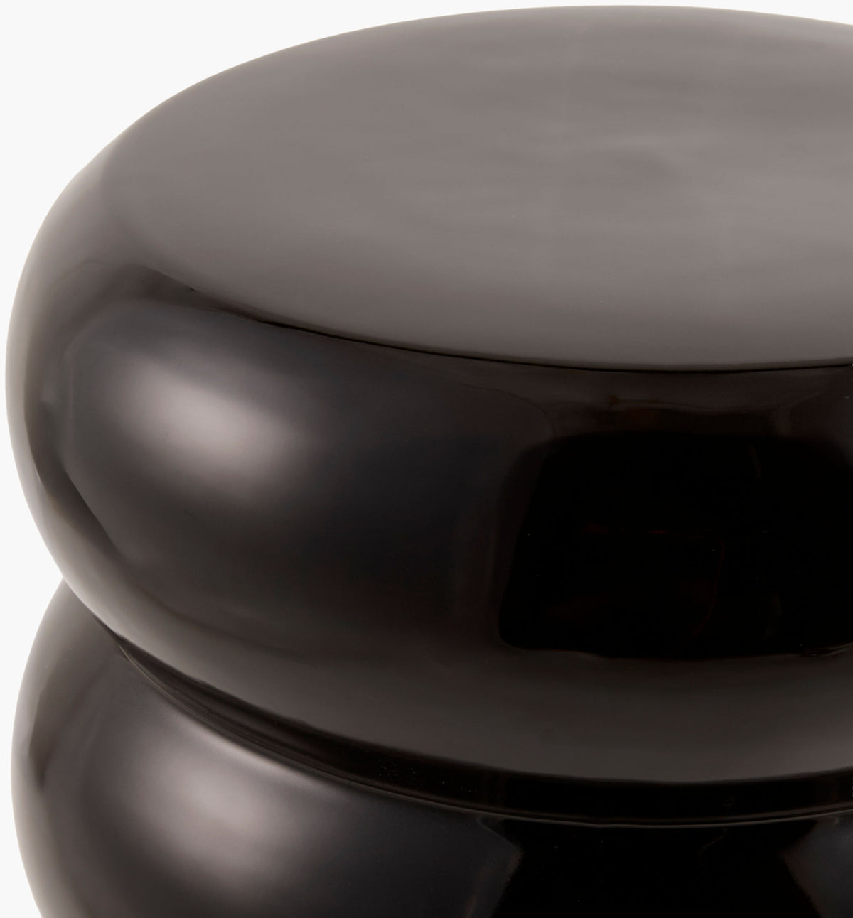 Bizen Garden Stool - Black