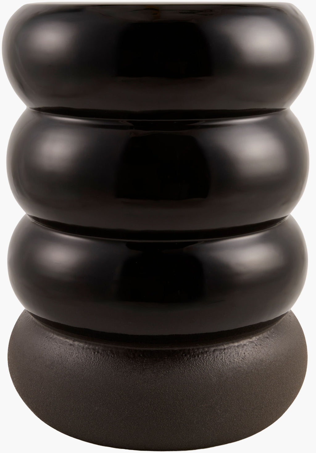 Bizen Garden Stool - Black