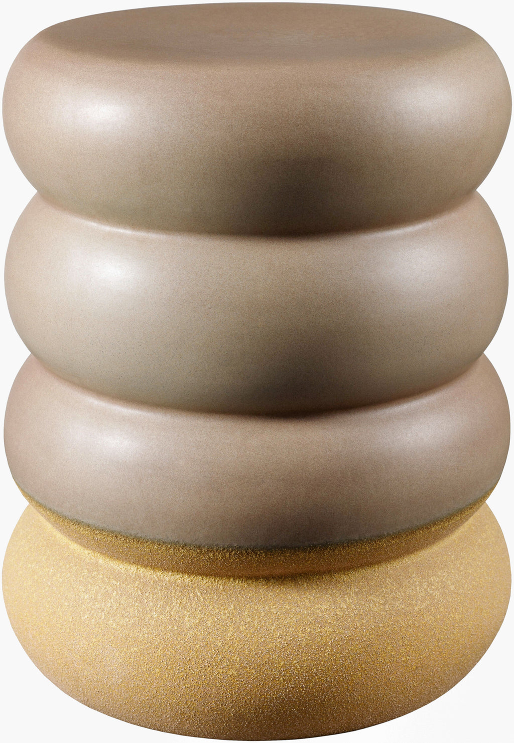 Bizen Garden Stool - Brown