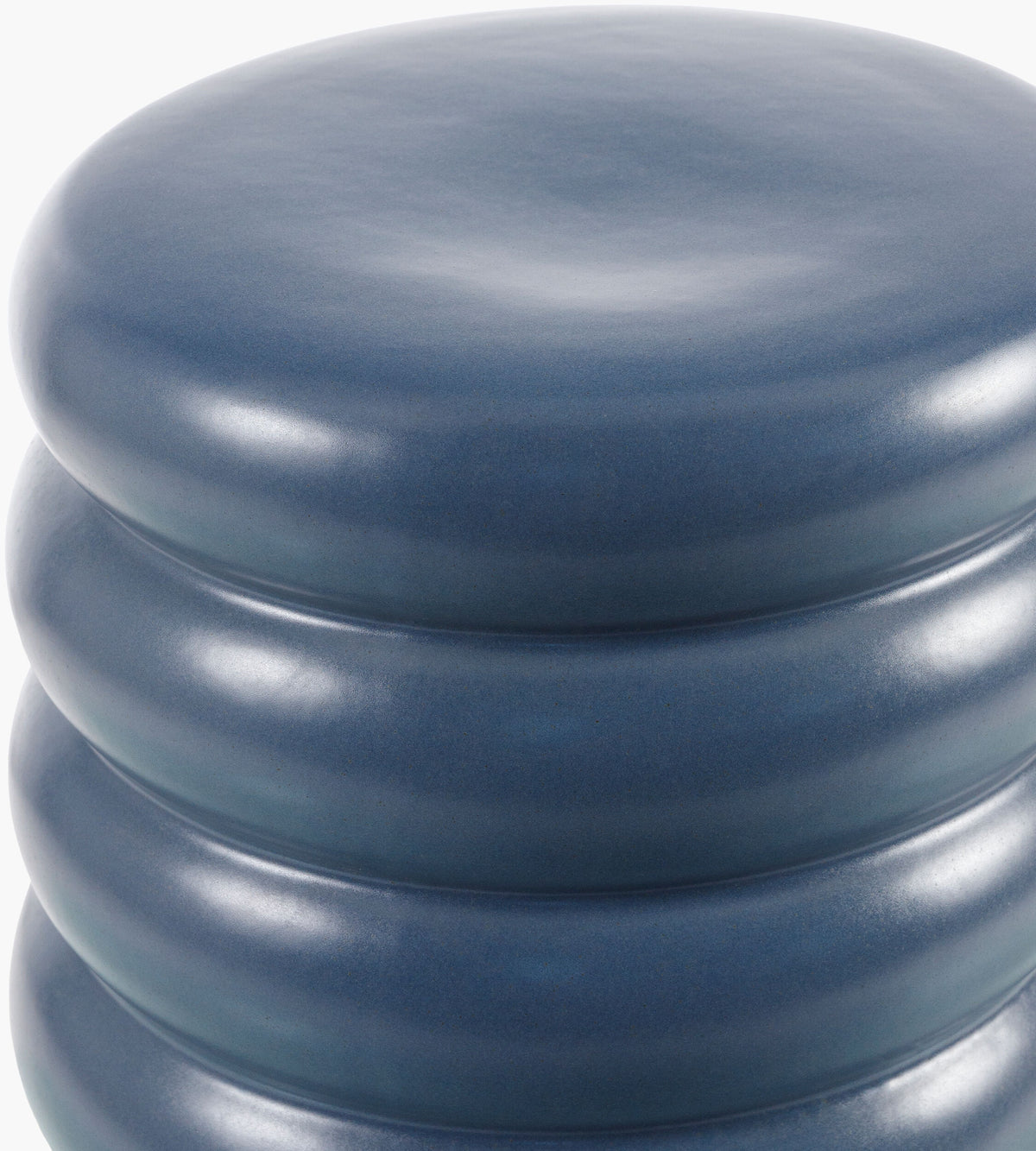Bizen Garden Stool - Blue