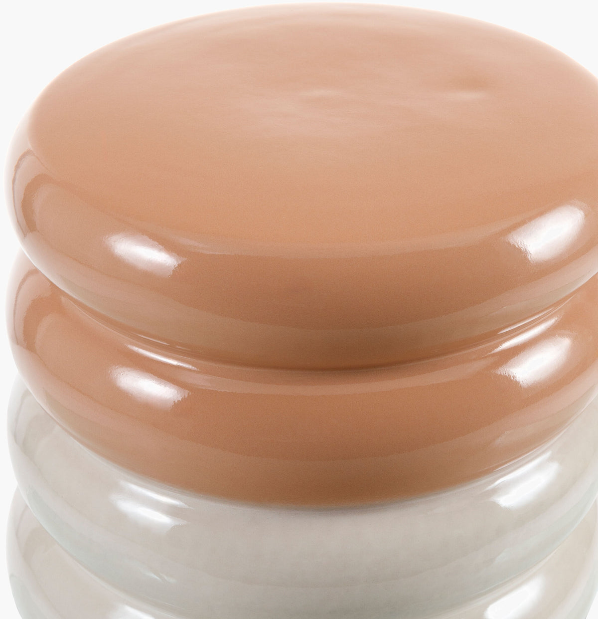 Bizen Garden Stool - Blush