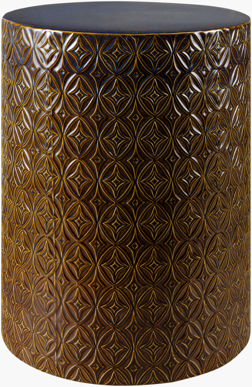 Brick Lane Garden Stool - Brown