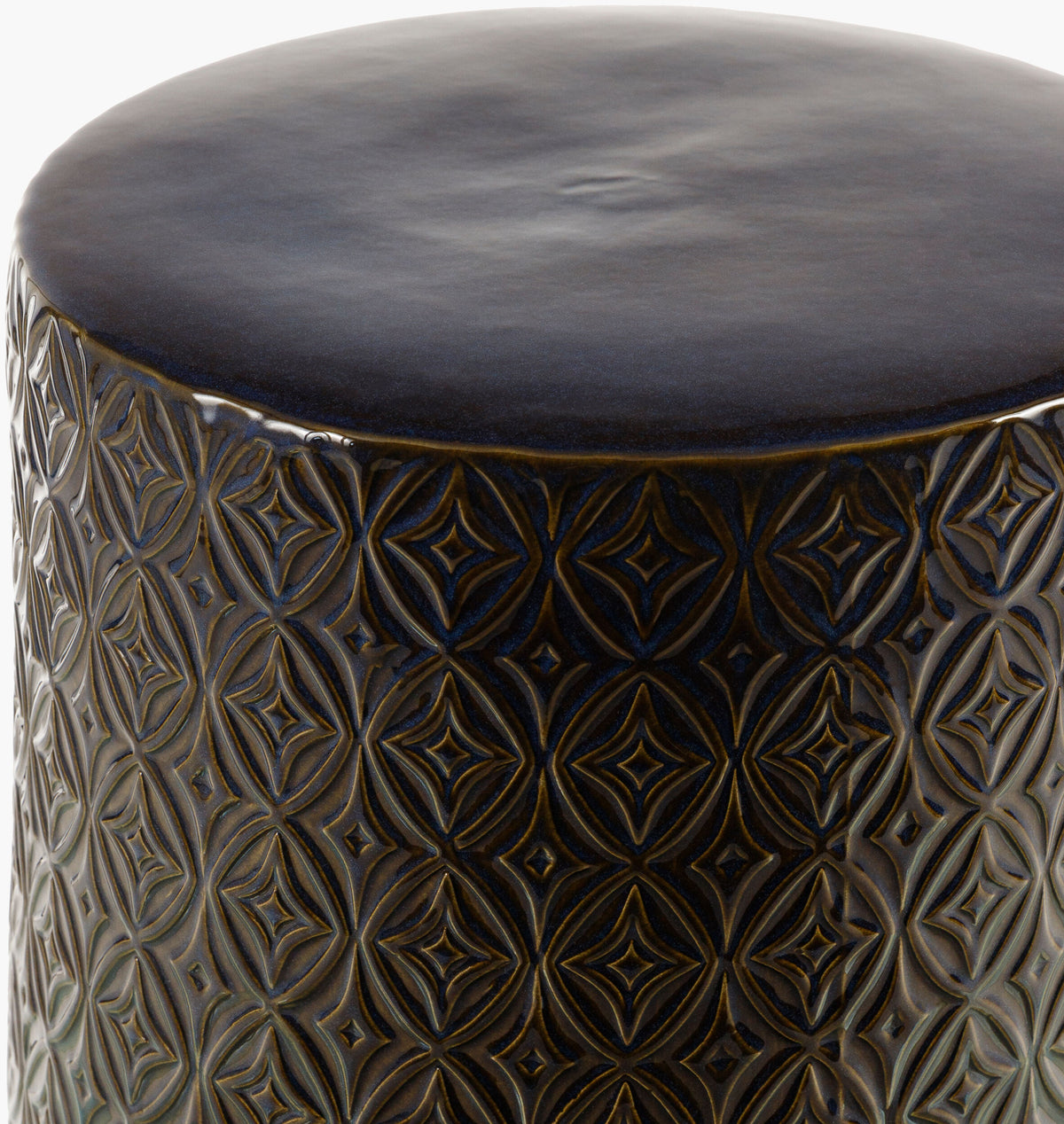 Brick Lane Garden Stool - Brown