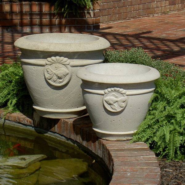 Goldfish Fine Cast Planter (Pictured on Right)