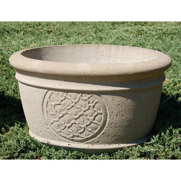 Oval Cloud Fine Cast Planter