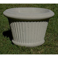 Small Pleated Fine Cast Planter