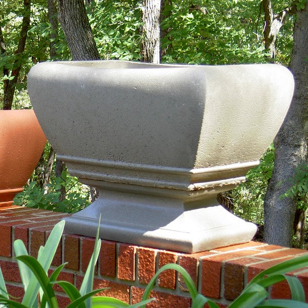  Monterey Fine Cast Planter with Optional Pedestal