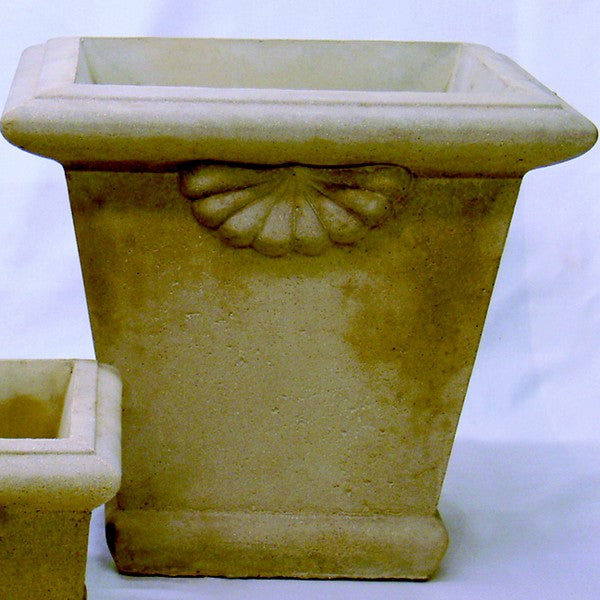 Square Fairfield Large Fine Cast Planter