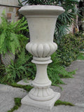  Tall Fluted Urn Fine Cast Planter