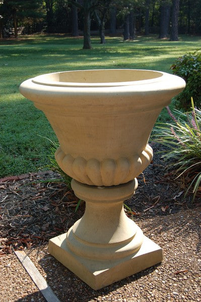  Small Fluted Urn Fine Cast Planter