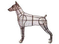 36 Inch Doberman Garden Topiary Frame