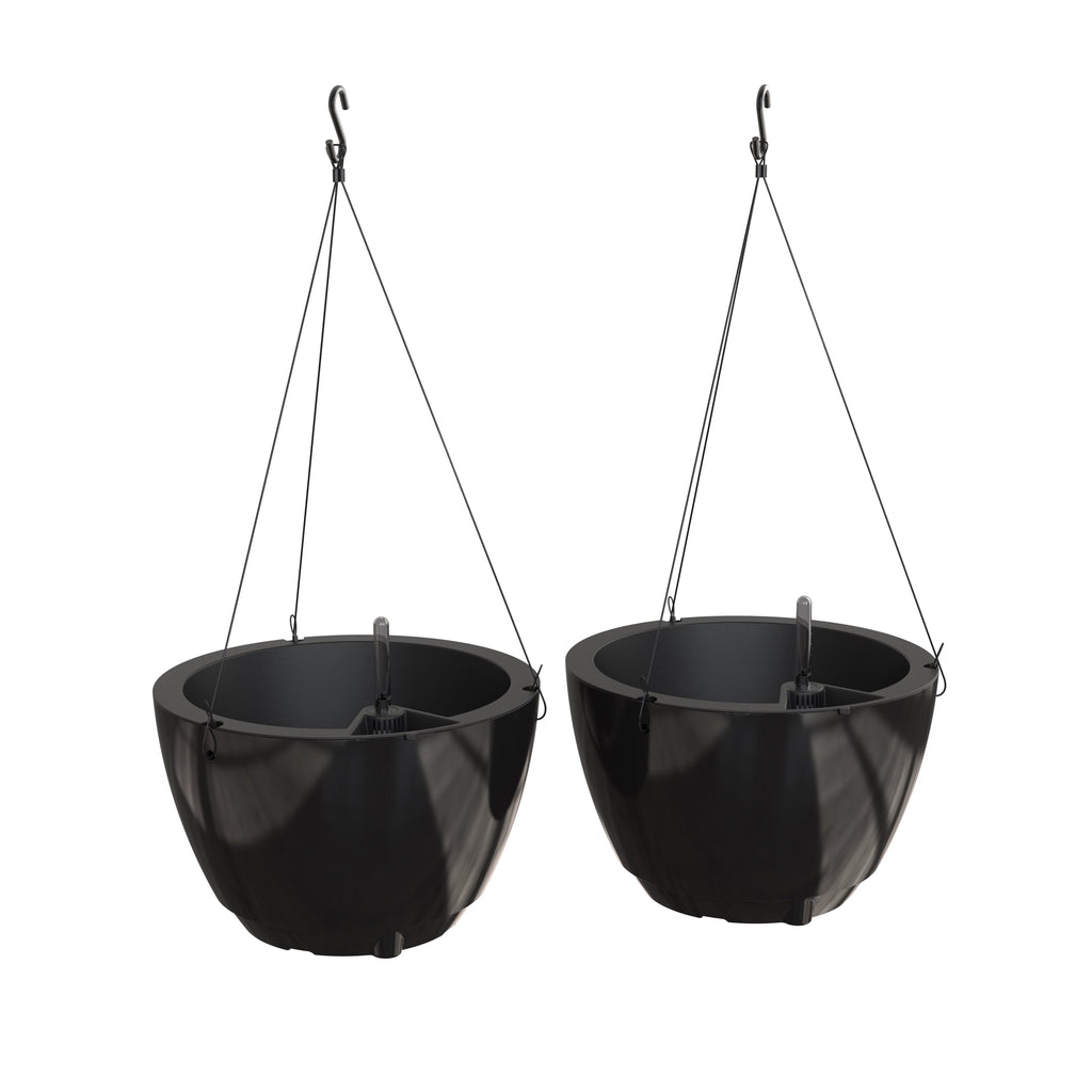 Caprio 14in Self-Watering Hanging Planter (2-Pack), view 2