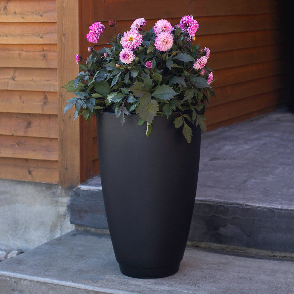 Caprio 26in Self-Watering Tall Planter, view 3
